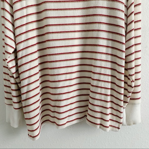 LNA Jamie Stripe Knit Raglan Sleeve Pullover - Picture 9 of 11